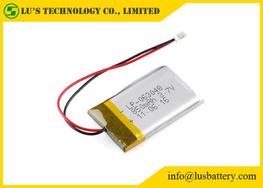 Batería recargable del polímero de litio de LP063048 850mah 3.7V con los alambres y el conector