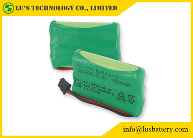 Batería modificada para requisitos particulares del nimh de la batería para teléfono recargable 3,6 V 800mah del AAA de las baterías del color NIMH